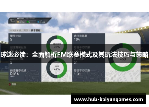 球迷必读：全面解析FM联赛模式及其玩法技巧与策略