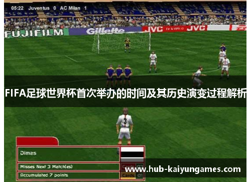 FIFA足球世界杯首次举办的时间及其历史演变过程解析