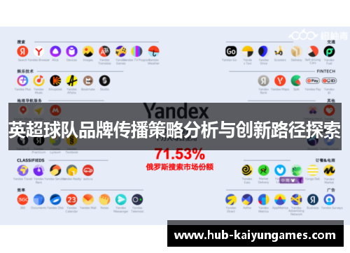 英超球队品牌传播策略分析与创新路径探索