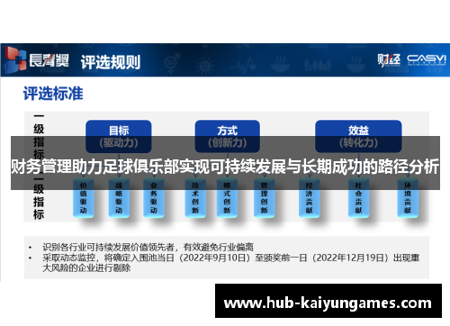 财务管理助力足球俱乐部实现可持续发展与长期成功的路径分析